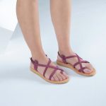 Efterpi Purple – Δερμάτινα Σανδάλια