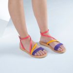 Milos Koralli Orange - Δερμάτινα Σανδάλια