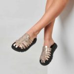 Bani Pale Gold - Flatform Μαλακά Πέδιλα