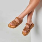 Soleá Brown - Flatform Μαλακά Πέδιλα