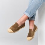 Clio Olive Suede - Espadrilles