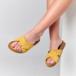 Plexi Limone Suede – Γυναικεία Σανδάλια