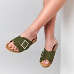 Tiffany Kyparissi Suede - Ανατομικά Σανδάλια