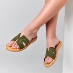 Helios Kyparissi Suede – Μαλακά Σανδάλια