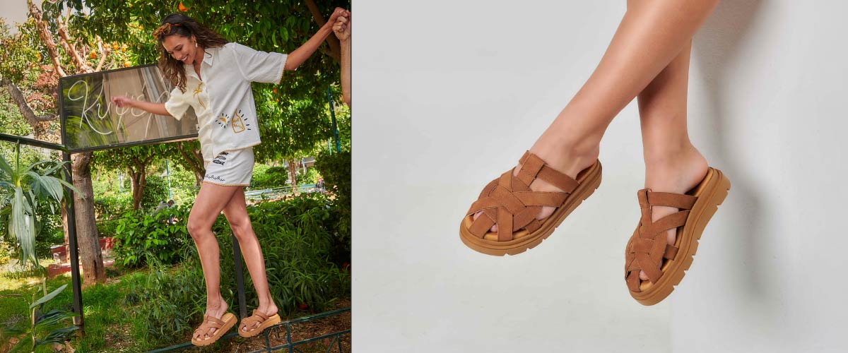 Flatform πέδιλα για σταθερότητα και μοντέρνο ύφος